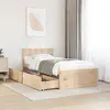 Image de vidaXL Cadre de lit sans matelas 75x190 cm bois de pin massif