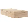 Image de vidaXL Cadre de lit sans matelas 90x190 cm bois de pin massif