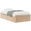 Image de vidaXL Cadre de lit sans matelas 90x190 cm bois de pin massif