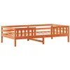 Image de vidaXL Bedframe zonder matras massief grenenhout wasbruin 80x200 cm