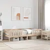 Image de vidaXL Cadre de lit sans matelas 75x190 cm bois de pin massif