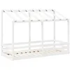 Image de vidaXL Lit pour enfants sans matelas blanc 75x190 cm bois pin massif