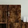 Image de vidaXL Armoire murale chêne fumé 30x42,5x40 cm bois d'ingénierie
