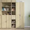 Image de vidaXL Buffet haut chêne sonoma 30x42,5x185 cm bois d'ingénierie