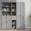 Image de vidaXL Buffet haut sonoma gris 30x42,5x185 cm bois d'ingénierie