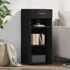 Image de vidaXL Buffet noir 40x42,5x93 cm bois d'ingénierie
