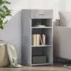 Image de vidaXL Buffet gris béton 40x42,5x93 cm bois d'ingénierie