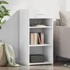 Image de vidaXL Buffet blanc 45x42,5x93 cm bois d'ingénierie