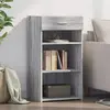 Image de vidaXL Buffet sonoma gris 50x42,5x93 cm bois d'ingénierie
