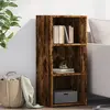 Image de vidaXL Buffet chêne fumé 40x41x93 cm bois d'ingénierie