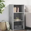 Image de vidaXL Buffet gris béton 45x41x93 cm bois d'ingénierie