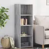 Image de vidaXL Buffet haut sonoma gris 40x41x124 cm bois d'ingénierie