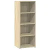 Image de vidaXL Buffet haut chêne sonoma 45x41x124 cm bois d'ingénierie
