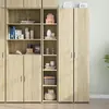 Image de vidaXL Buffet haut chêne sonoma 30x41x185 cm bois d'ingénierie