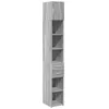 Image de vidaXL Armoire de rangement mince sonoma gris 30x42,5x225 cm