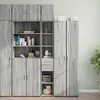 Image de vidaXL Armoire de rangement mince sonoma gris 30x42,5x225 cm