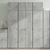 Image de vidaXL Armoire de rangement gris béton 70x42,5x225cm bois d'ingénierie