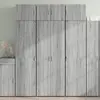 Image de vidaXL Armoire de rangement sonoma gris 70x42,5x225 cm