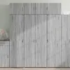 Image de vidaXL Armoire de rangement sonoma gris 80x42,5x225 cm