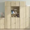 Image de vidaXL Buffet haut chêne sonoma 70x42,5x185 cm bois d'ingénierie