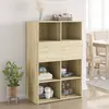 Image de vidaXL Buffet haut chêne sonoma 80x42,5x124 cm bois d'ingénierie