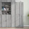 Image de vidaXL Buffet haut sonoma gris 30x42,5x185 cm bois d'ingénierie