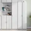 Image de vidaXL Buffet haut blanc 40x42,5x185 cm bois d'ingénierie