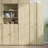 Image de vidaXL Buffet haut chêne sonoma 50x42,5x185 cm bois d'ingénierie