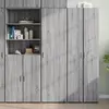 Image de vidaXL Buffet haut sonoma gris 50x42,5x185 cm bois d'ingénierie
