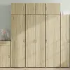 Image de vidaXL Buffet haut chêne sonoma 70x42,5x185 cm bois d'ingénierie