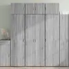 Image de vidaXL Buffet haut sonoma gris 70x42,5x185 cm bois d'ingénierie
