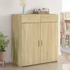 Image de vidaXL Buffet chêne sonoma 80x42,5x93 cm bois d'ingénierie