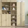 Image de vidaXL Buffet haut chêne sonoma 45x41x185 cm bois d'ingénierie