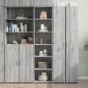 Image de vidaXL Buffet haut sonoma gris 45x41x185 cm bois d'ingénierie