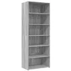 Image de vidaXL Buffet haut sonoma gris 70x41x185 cm bois d'ingénierie