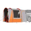 Image de vidaXL Tente de voiture 4 personnes gris et orange imperméable