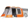 Image de vidaXL Tente de voiture gris et orange imperméable