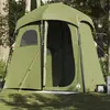 Image de vidaXL Tente de douche 2 personnes vert olive imperméable