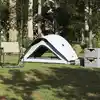 Image de vidaXL Tente de camping 1 personnes blanc tissu occultant imperméable