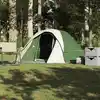 Image de vidaXL Tente de camping de cabine 4 personnes vert imperméable