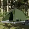 Image de vidaXL Tente de camping à dôme 4 personnes vert olive imperméable