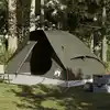 Image de vidaXL Tente de camping à dôme 4 personnes marron imperméable