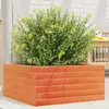 Image de vidaXL Jardinière cire marron 50x50x23 cm bois de pin massif