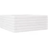 Image de vidaXL Plantenbak 60x60x23 cm massief grenenhout wit