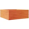 Image de vidaXL Jardinière cire marron 60x60x23 cm bois de pin massif