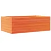 Image de vidaXL Jardinière cire marron 70x40x23 cm bois de pin massif