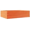 Image de vidaXL Plantenbak 90x60x23 cm massief grenenhout wasbruin