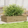 Image de vidaXL Jardinière 90x60x23 cm bois de pin imprégné