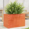 Image de vidaXL Jardinière cire marron 70x40x45,5 cm bois de pin massif