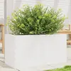 Image de vidaXL Jardinière blanc 90x40x45,5 cm bois de pin massif